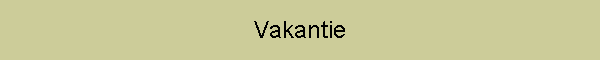 Vakantie